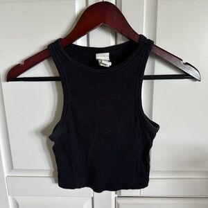 Black Sleeveless Women's Top
